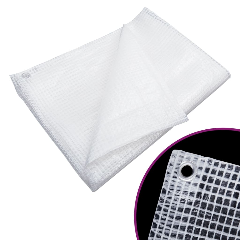 Plachta 140 g/m² 2 x 3 m bílá 151609