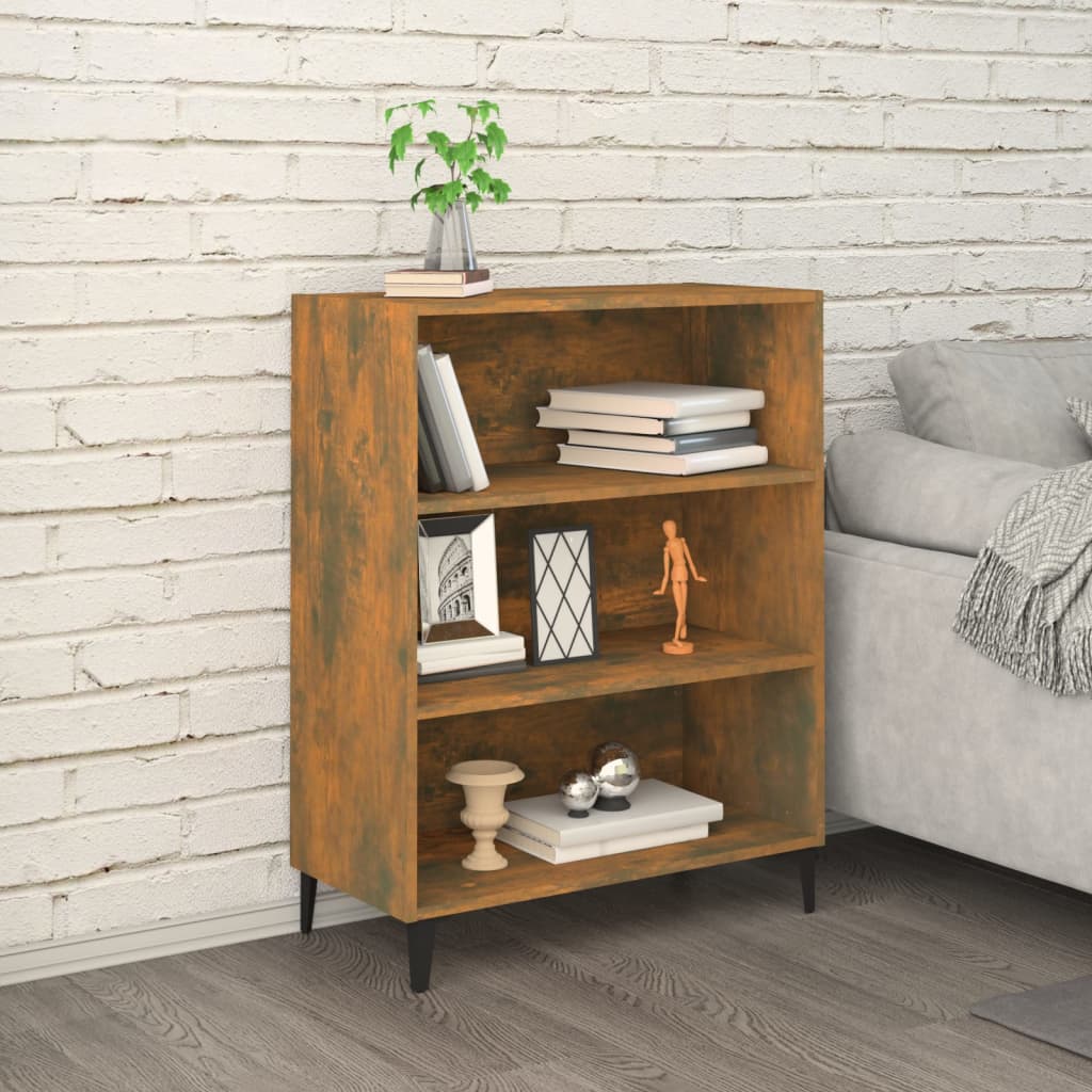 Příborník kouřový dub 69,5 x 32,5 x 90 cm kompozitní dřevo 817378