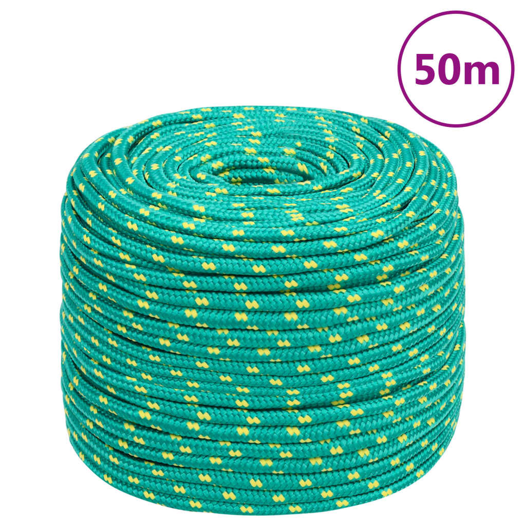 Lodní lano zelené 8 mm 50 m polypropylen 152714
