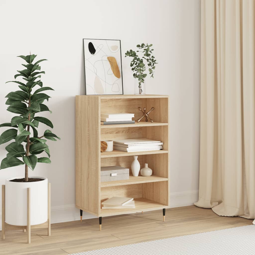Skříň highboard dub sonoma 57 x 35 x 90 cm kompozitní dřevo 827223
