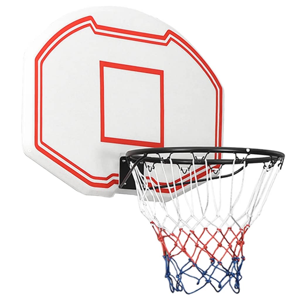 Basketbalový koš bílý 90x60x2 cm polyethylen 93663
