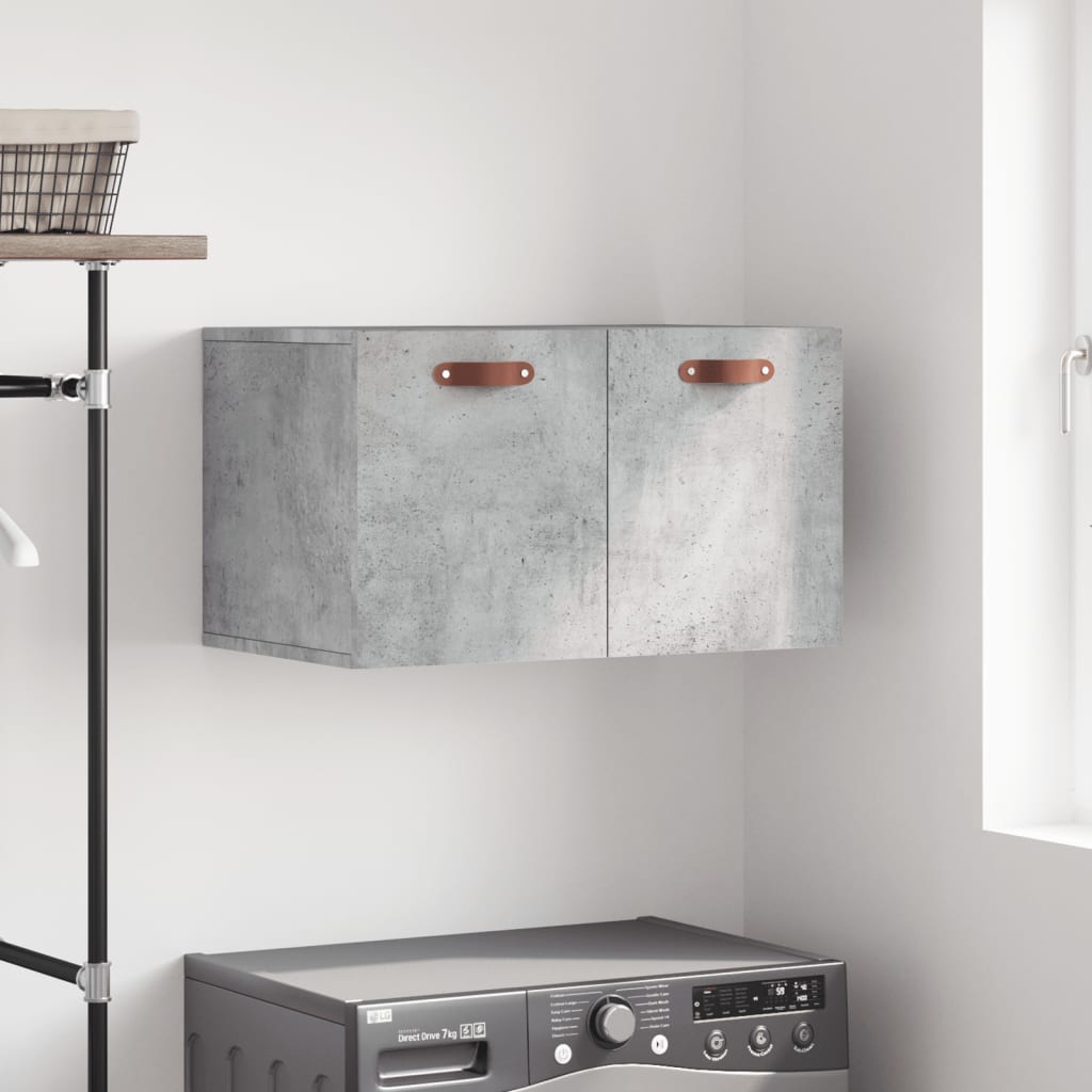 Nástěnná skříňka betonově šedá 60x36,5x35 cm kompozitní dřevo 830000
