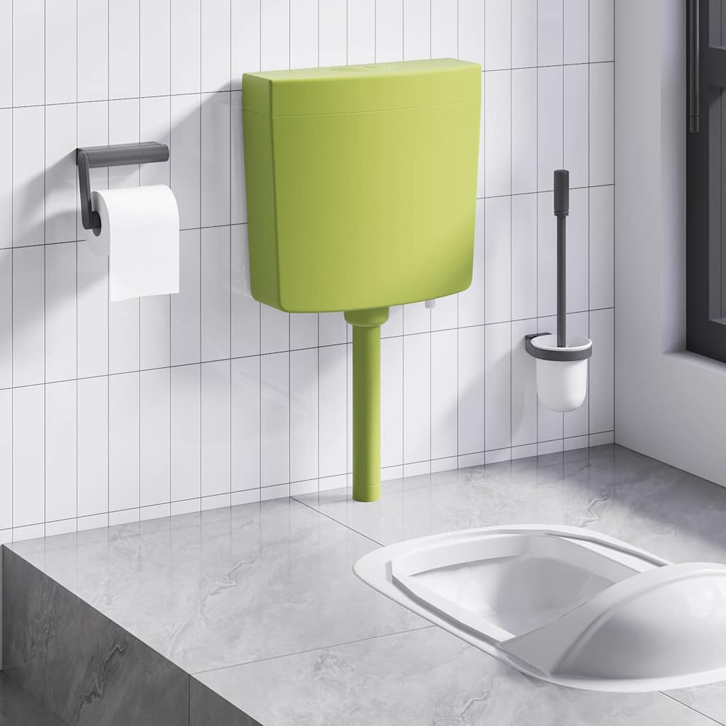 Splachovací WC nádržka se spodním přívodem vody 3/6 l olivová 148007