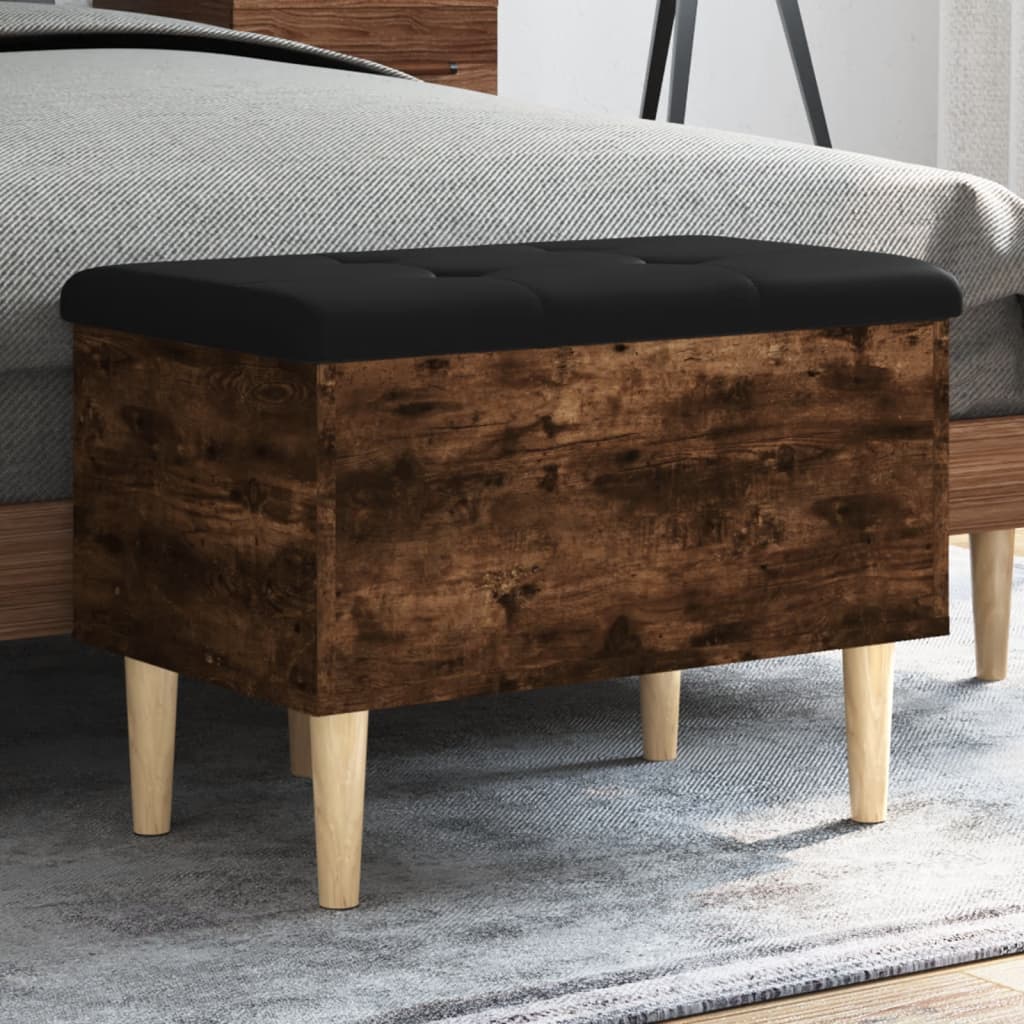 Úložná lavice kouřový dub 62 x 42 x 46 cm kompozitní dřevo 835072