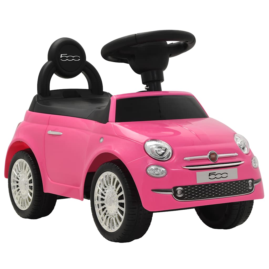 Dětské autíčko Fiat 500 růžové 80217