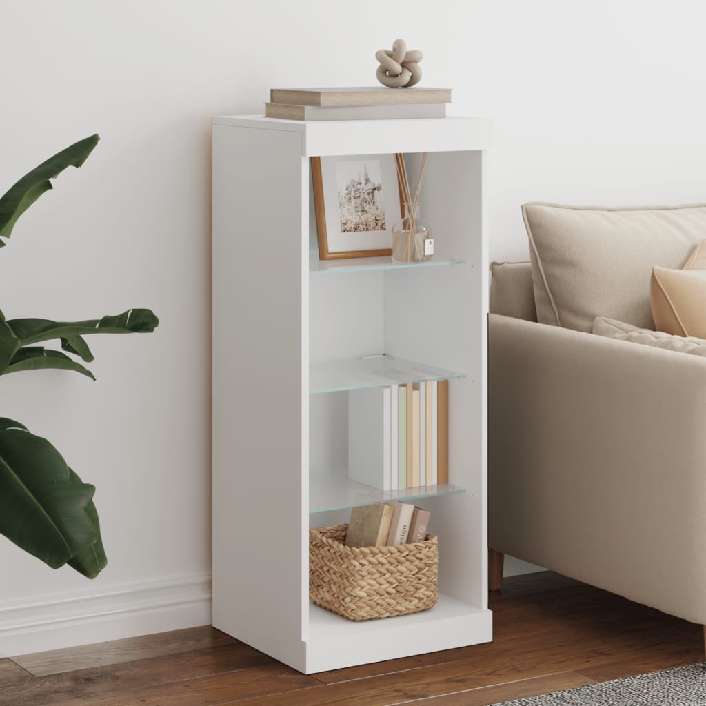 Příborník s LED osvětlením bílý 41 x 37 x 100 cm 836728