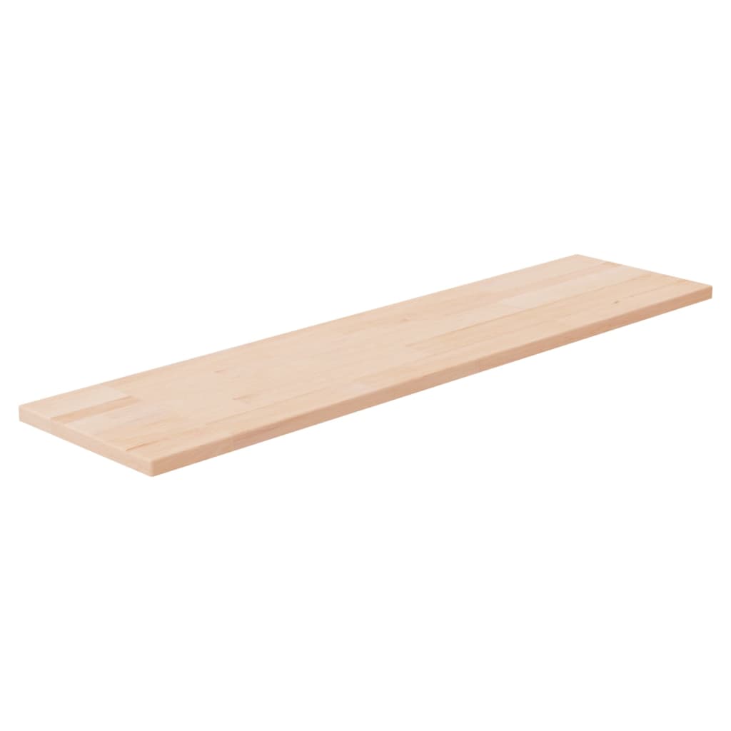 Policová deska 80x20x1,5cm masivní dubové dřevo bez úprav 342922