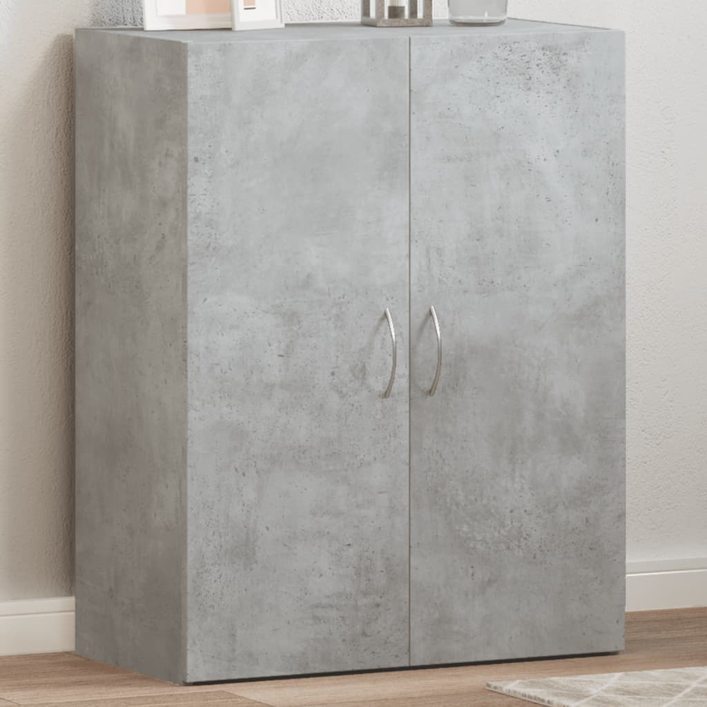 Kartotéka betonově šedá 60 x 32 x 77,5 cm kompozitní dřevo 840768