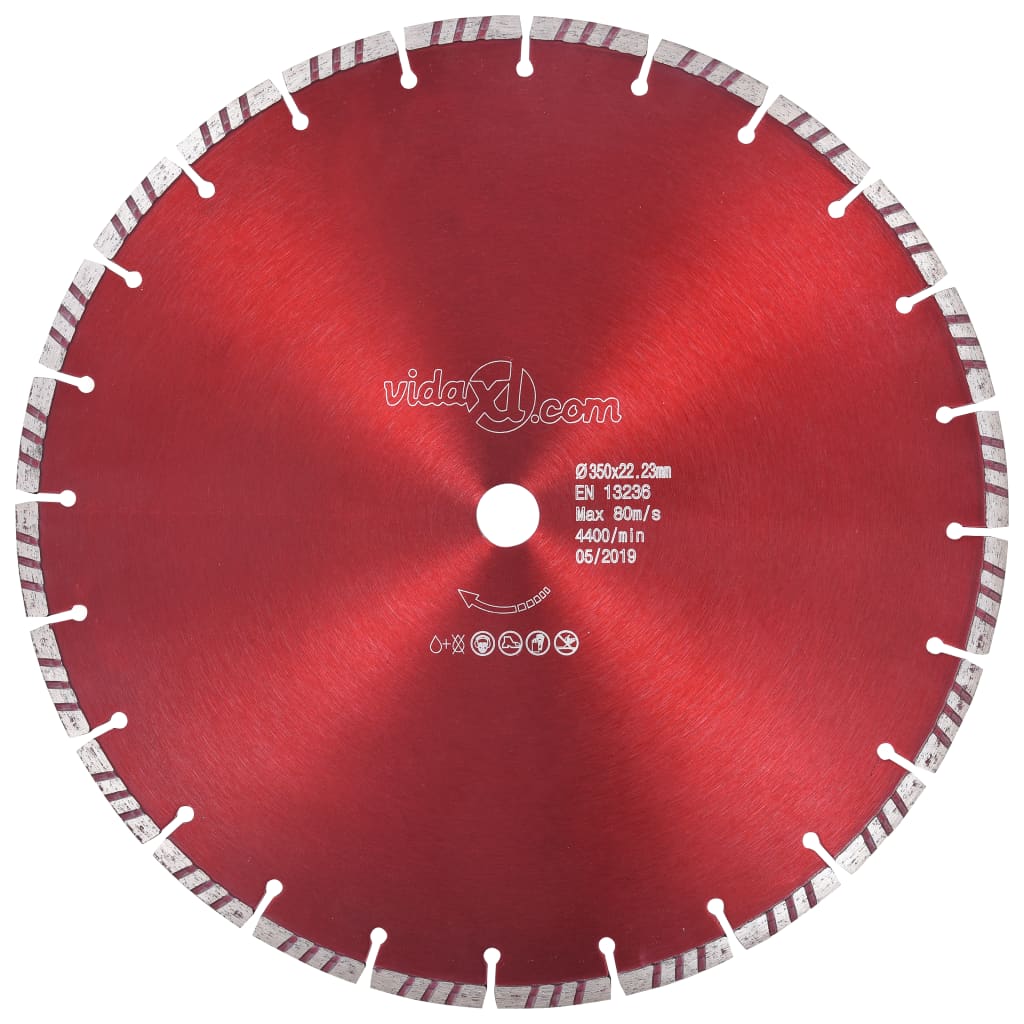 Diamantový řezací kotouč turbo ocel 350 mm 143227