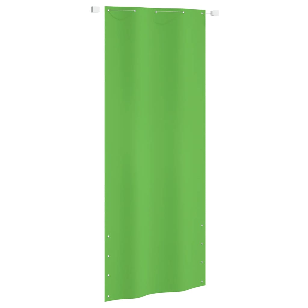 Balkonová zástěna světle zelená 100 x 240 cm oxfordská látka 148514