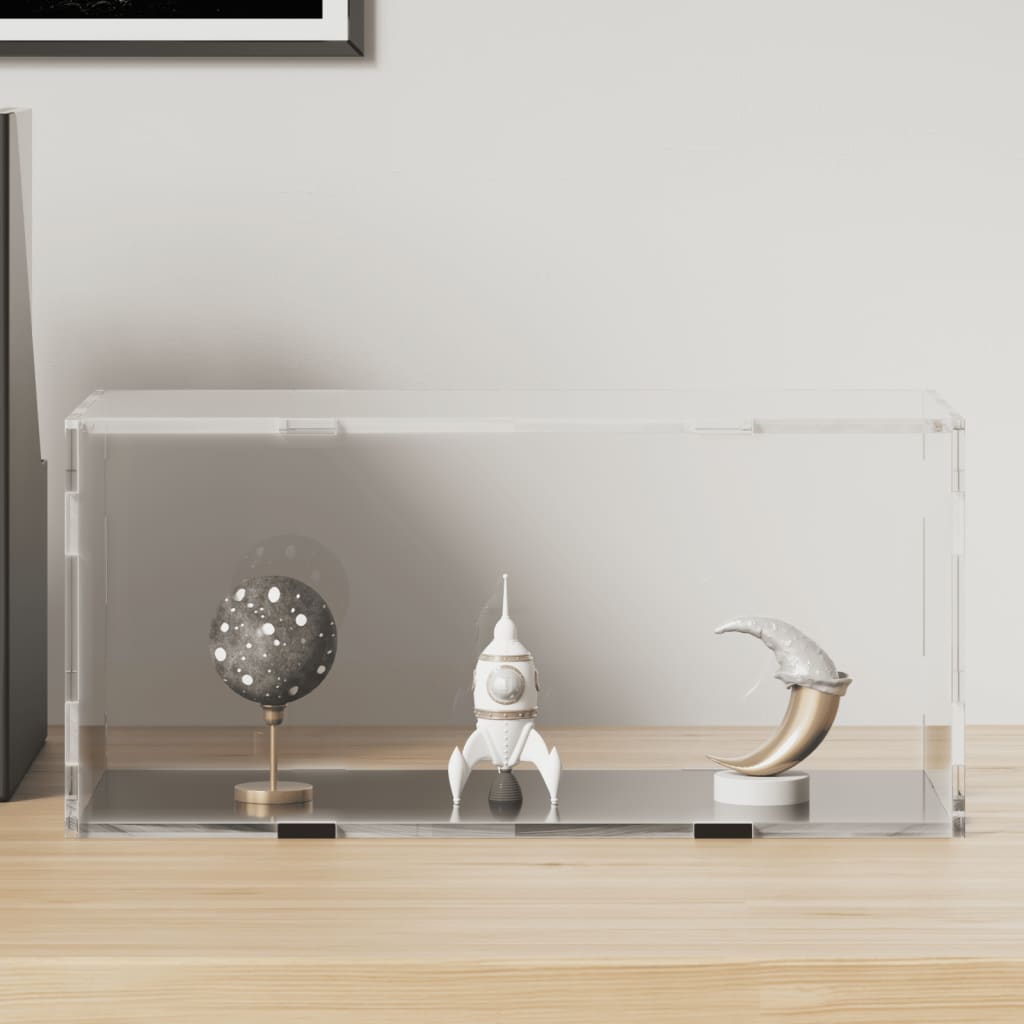 Průhledná reklamní krabice 30 x 15 x 14 cm akrylová 154911