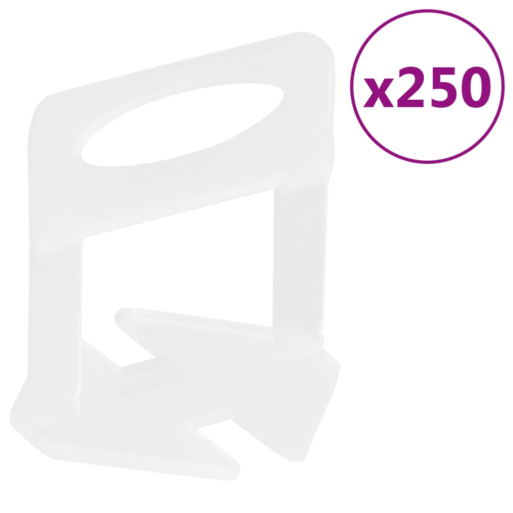 Nivelační spony na obklady 250 ks 2 mm 155276