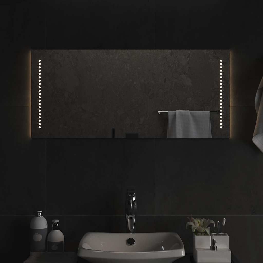 Koupelnové zrcadlo s LED osvětlením 90x40 cm 151731