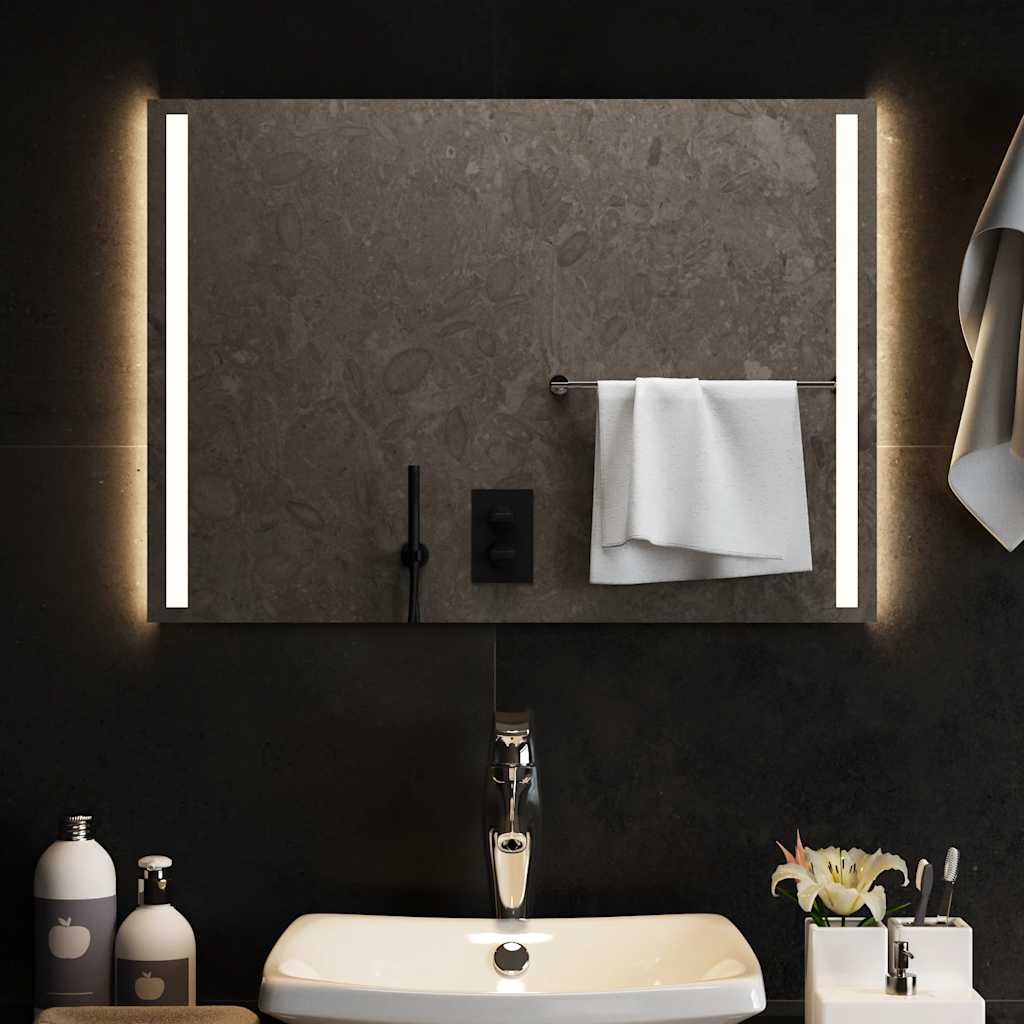 Koupelnové zrcadlo s LED osvětlením 70x50 cm 151746