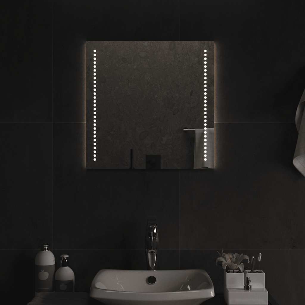 Koupelnové zrcadlo s LED osvětlením 50x50 cm 151720