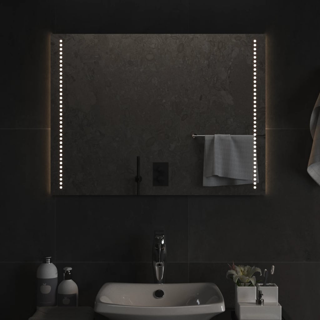 Koupelnové zrcadlo s LED osvětlením 60 x 80 cm 3154051
