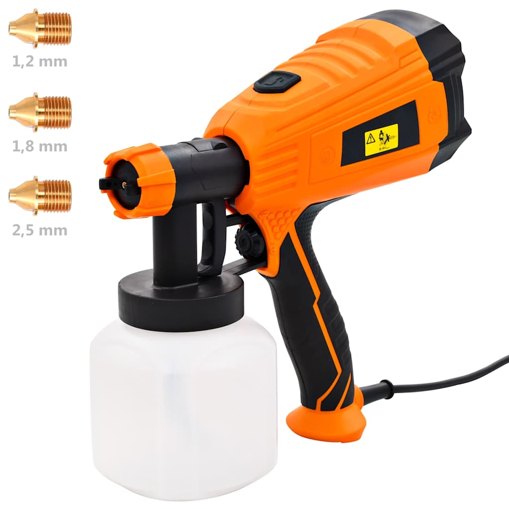 Elektrická malířská stříkací pistole 3 vel. trysek 500 W 800 ml 145287