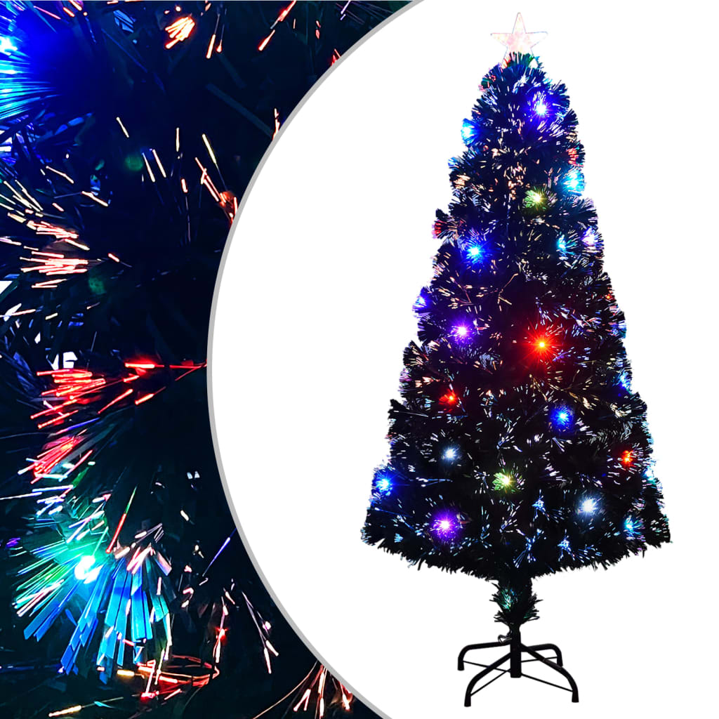 Předem osvětlený vánoční stromek se stojanem a LED 150 cm optické vlákno 284301