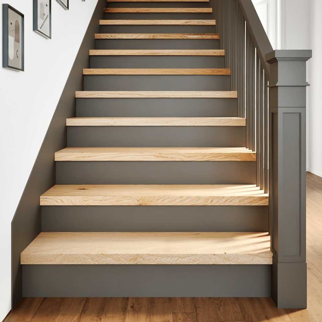 Nášlapy na schody 2 ks neošetřené 90x25x2 cm masivní dub 3283774