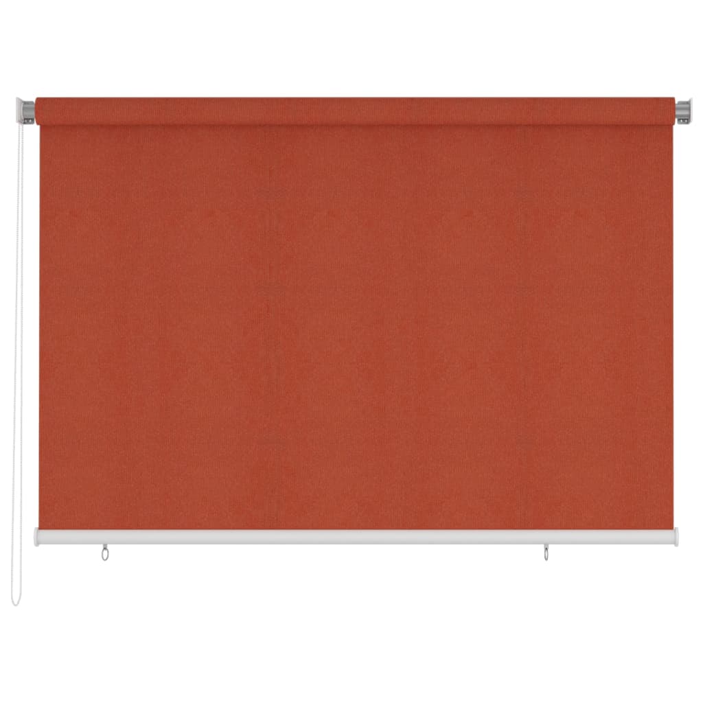 Venkovní roleta 220 x 140 cm terakotová HDPE 312791