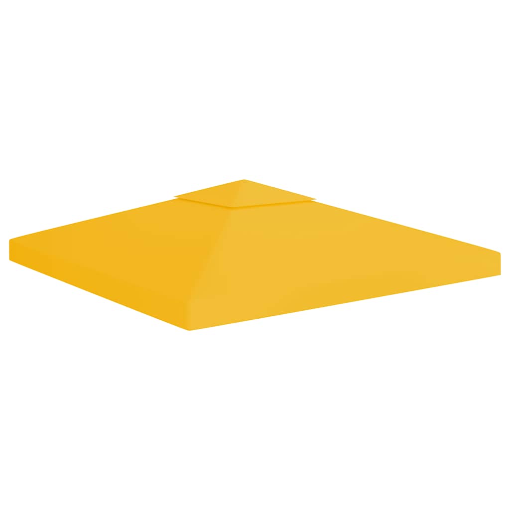 Dvojitá střecha na altán 310 g/m² 3 x 3 m žlutá 312073