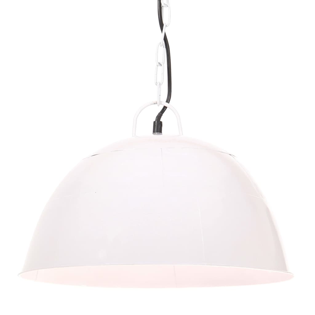Industriální vintage závěsné svítidlo 25 W bílé 41 cm E27 320544