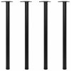 4 výškově nastavitelné stolové nohy 1100 mm černé 242150