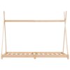 Rám dětské postele masivní borovice 80 x 160 cm 283356