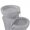 Interiérová fontána s LED osvětlením, polyresin 244290