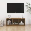 TV stolek medově hnědý 104 x 33 x 41 cm masivní borové dřevo 809963