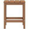 Zahradní stolek Adirondack hnědý 38 x 38 x 46 cm HDPE 318643