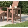 Zahradní stolek Adirondack hnědý 38 x 38 x 46 cm HDPE 318643