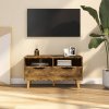 TV skříňka kouřový dub 90 x 40 x 48,5 cm kompozitní dřevo 326785