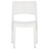 Zahradní židle 2 ks bílé polypropylen 317729