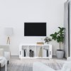 TV skříňka lesklá bílá 100x35x40 cm kompozitní dřevo 816802