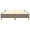 Rám postele bez matrace taupe 120 x 200 cm textil 346806