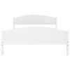 Rám postele bílý masivní borovice 140 x 200 cm 322034