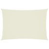 Stínící plachta oxfordská látka obdélníková 3 x 5 m krémová 135212