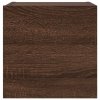 Nástěnné TV skříňky 2 ks hnědý dub 30,5 x 30 x 30 cm 815142