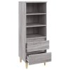 Skříň highboard šedá sonoma 40 x 36 x 110 cm kompozitní dřevo 821242