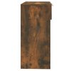 Konzolový stolek kouřový dub 90 x 36 x 75 cm kompozitní dřevo 817072