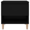 Noční stolek černý 50 x 46 x 50 cm kompozitní dřevo 819534
