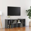 TV skříňka šedá s vysokým leskem 104x30x52 cm kompozitní dřevo 808358