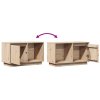 TV skříňka 74 x 35 x 44 cm masivní borové dřevo 814334