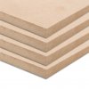 Desky z MDF 4 ks čtvercové 60 x 60 cm x 25 mm