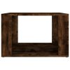Noční stolek kouřový dub 57 x 55 x 36 cm kompozitní dřevo 816557