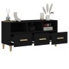 TV skříňka černá 102 x 36 x 50 cm kompozitní dřevo 812601