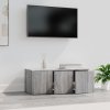 TV skříňka šedá sonoma 80x34x30 cm kompozitní dřevo 815499