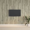 Nástěnné panely vzhled dřeva šedé PVC 2,06 m²