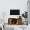 TV skříňka kouřový dub 100 x 35 x 40 cm kompozitní dřevo 816805